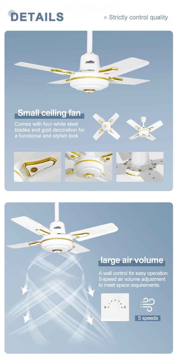 CCC 24inch Industrial Ceiling Fan With 4 Iron Blades