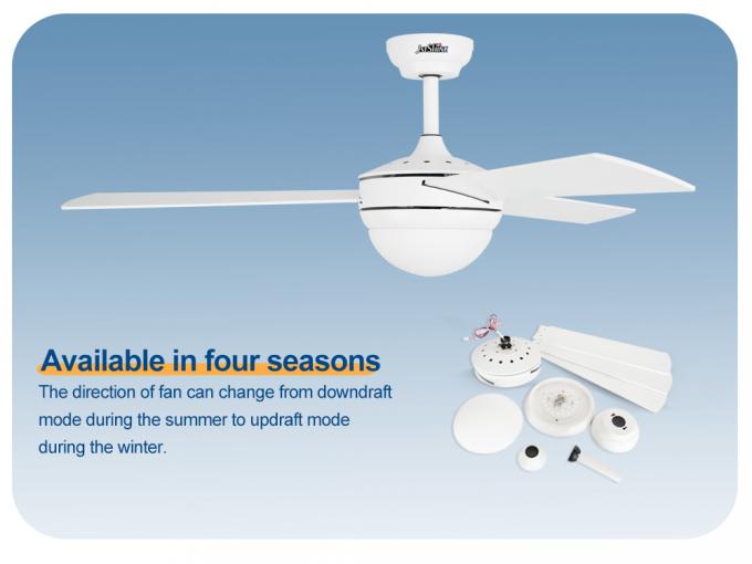 DCFW986 MDF Blade 35W 5 Speeds Remote Control Ceiling Fan With Light