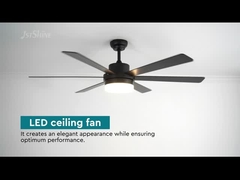35w 56 Inch Silent Modern LED Ceiling Fan Energy Saving DC Motor