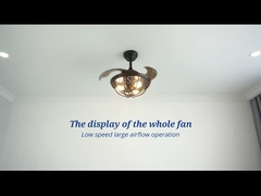 OEM 42inch Retractable Ceiling Fan Light CCC CE ROHS SAA CB ETL Approved