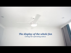 DCF-W986 35W Low Noise 4 MDF Blade Modern Ceiling Fan LED Light For Bedroom