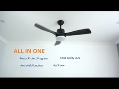 Adjustable Speed Ceiling Fan With Remote Control Quiet Energy Saving Led Ceiling Fan