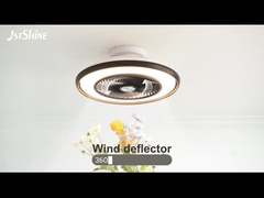 Bladeless Led Ceiling Fan Flush Mount For Low Profile Dimming Led Light
