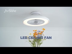 Enclose Bladeless LED Ceiling Fan With Dimmable White Modern For Study Room