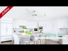 46 Inches White Flush Mount Ceiling Fan With Dc Motor high speed