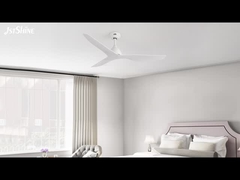 Plastic Ceiling Fan Without Light Modern White Dc Motor fan