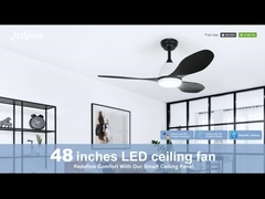 Dc Motor ceiling fan light modern smart remote control energy saving
