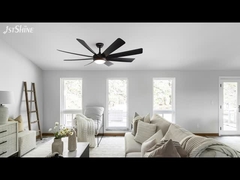 8 Blades Dimmable LED Ceiling Fan with Remote Control Lower Noise