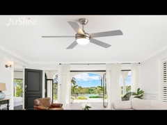 AC Ceiling Fan With Light 3 Speed Remote Control MDF Blade