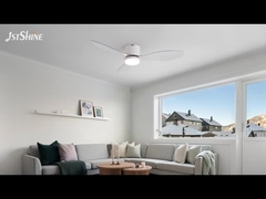Flush Mount Ceiling Fan With ABS Blades DC  Motor Smart Control for living room