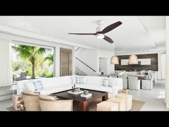 Decorative Ceiling Fan With Light Wooden Blade Quiet High Speed  DC Motor