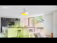 42 Inches Smart Retractable Ceiling Fan With Ambient Lighting