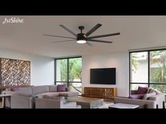 72 Inches Plastic Ceiling Fan with Remote Control