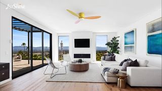 Customizable Macaron Ceiling Fan With Light