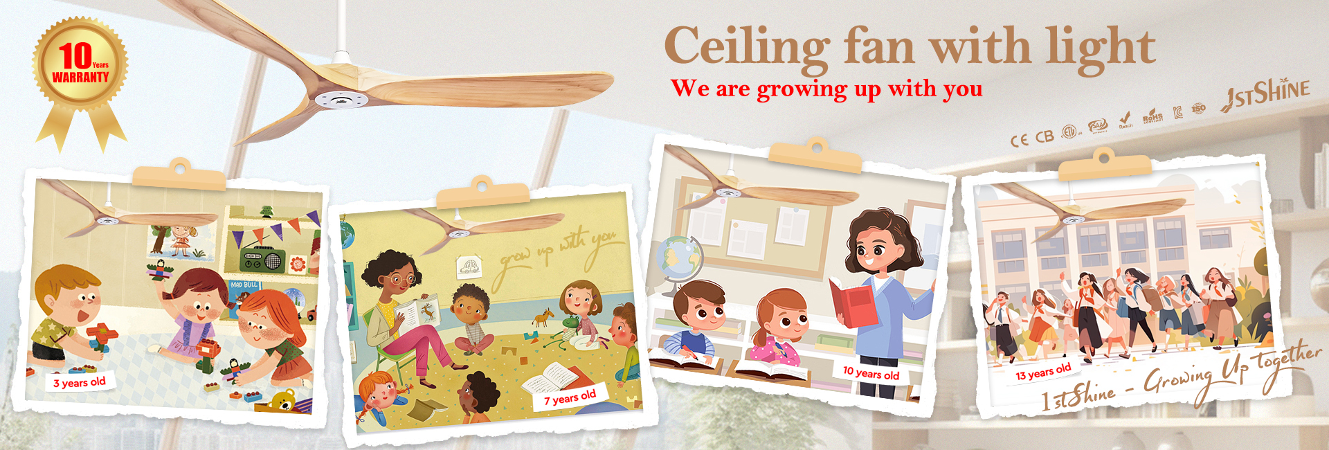 Quality Remote LED Ceiling Fan factory