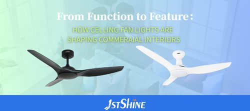 Latest company news about From Function to Feature: How Ceiling Fan Lights Are Shaping Commercial Interiors