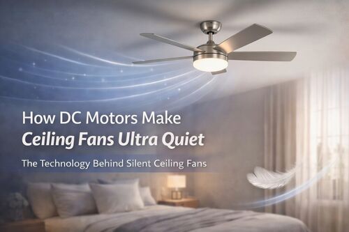 Latest company news about How DC Motors Make Ceiling Fans Quiet: The Technology Behind Silent Ceiling Fans