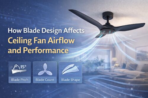 Latest company news about How Blade Design Affects Ceiling Fan Airflow and Performance