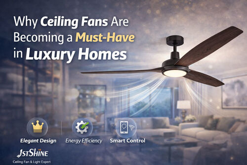 Latest company news about Why Ceiling Fans Are Becoming a Must-Have in Luxury Homes