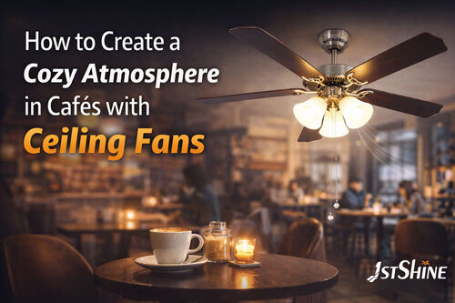 Latest company news about How to Create a Cozy Atmosphere in Cafés with Ceiling Fans