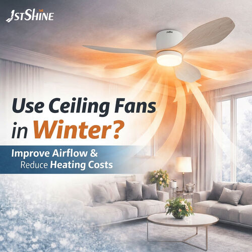 Latest company news about Can You Use a Ceiling Fan in Winter? (Seasonal Benefits)