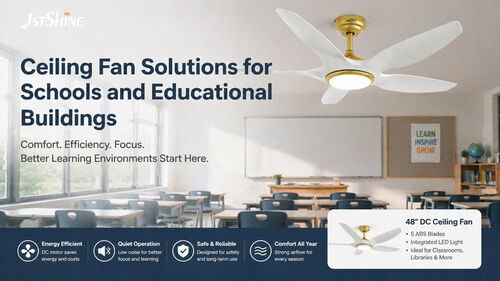 Latest company news about Ceiling Fan Solutions for Schools and Educational Buildings