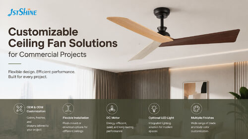 Latest company news about Customizable Ceiling Fan Solutions for Commercial Projects