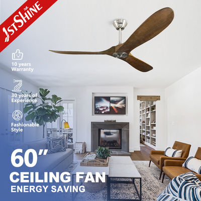 Good price 3 Solid Wood Blade Ceiling Fan Luxury Silent DC Motor Reversible Airflow online