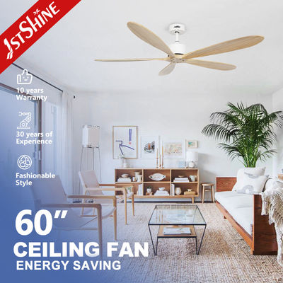 Good price 60 Inches 5 Wooden Blade Ceiling Fan With Five Speed DC Motor online