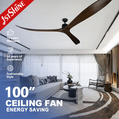 Good price 100 Inch Big Ceiling Fan With Remote Control 3 Solid Wood Blade DC Motor online