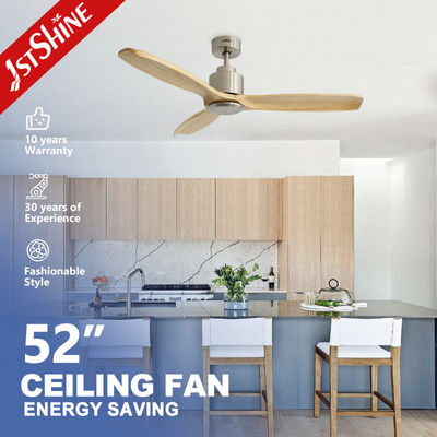 Good price 52 Inch Solid Wood Blade Ceiling Fan With Remote Control online
