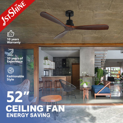 Good price 52 Inch Decorative Wooden Ceiling Fan With 5 Speed Remote Control online
