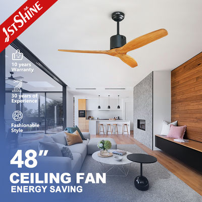 Good price Office 48 Inch Modern Wood Ceiling Fan Pure Copper Motor DC online