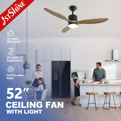 Good price Decorative 3 Blades Solid Wood Ceiling Fan With Or Without Light 2 In 1 online