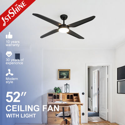 Good price 52 Inch Indoor Modern Ceiling Fan 5 Speed Quiet DC Motor Reversible With Light online
