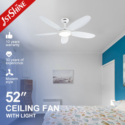 Good price DC Motor 5 ABS Blades Ceiling Fan , White 3 Color Led Light Decorative Ceiling Fan online