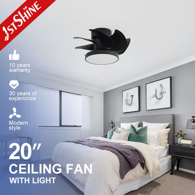 Good price Decorative Quiet DC Motor Flush Mount Small Ceiling Fan With Led Light online