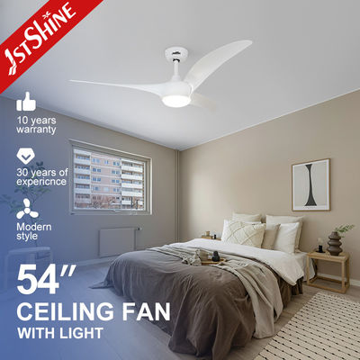 Good price White Plastic Modern Smart Ceiling Fan With Light And Remote Control online