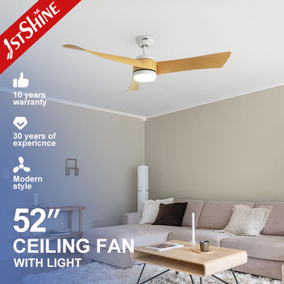Good price 230V Plastic Blades 3 Color LED Dimmable Ceiling Fan With Remote Control online