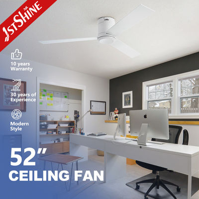 Good price 3 Natural Plywood Blades Flush Mount Decorative Ceiling Fan Without Light online