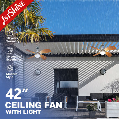 Good price IP42 Outdoor Ceiling Fan For Waterproof Plywood Blade Remote Control online