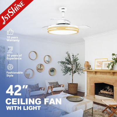 Good price Smart 42 Inch LED Invisible Ceiling Fan For Bedroom And Living Room online