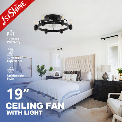 Good price Bedroom Industrial Easy To Install Flush Mount Ceiling Fan With Light online