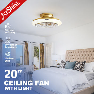 Good price Indoor Bedroom Ceiling Fan Light Gloden Modern Low Profile Ceiling Fan Light online