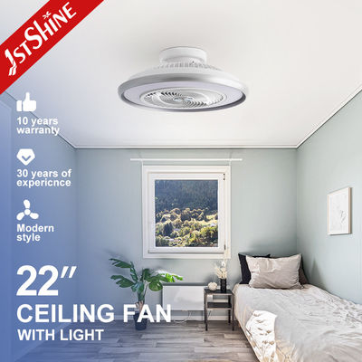 Good price Reversible Flush Mount Ceiling Fan Bladeless Remote Control With Dimmable Light online