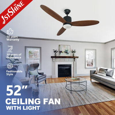 Good price Dimmable LED 52 Inches Solid Wood Ceiling Fan Light With Smart App Control online