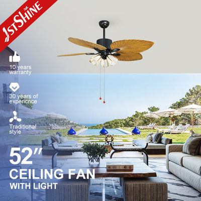 Good price Silent Motor Remote Control Classic Ceiling Fans With Light Five Blades online