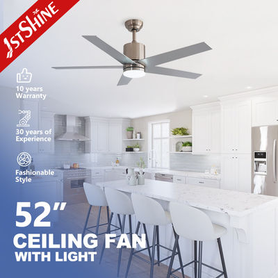 Good price 52-Inch Satin Nickel Ceiling Fan With 5 MDF Blade DC Motor online