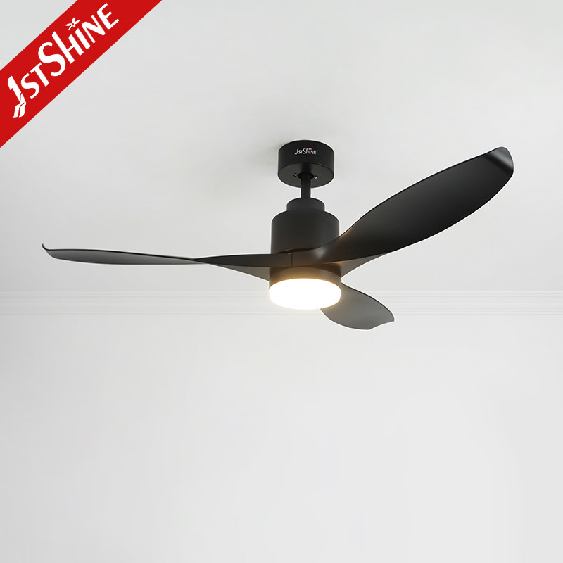 Plastic DC Motor Save Energy Ceiling Fan Lights With 6 Speed Remote Control