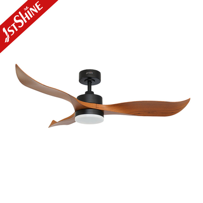 5 Speed Remote Control Plastic Decorative Ceiling Fan With 18W LED Light